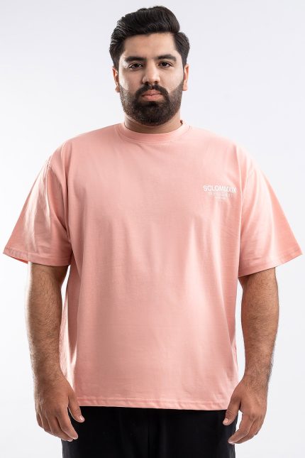 Limited Edition Rusty Pink Oversized T-Shirt (Plus Size) - S25 - MT0382P